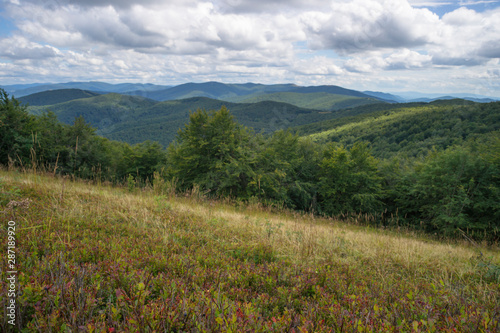 Bieszczady, widok z Jasła