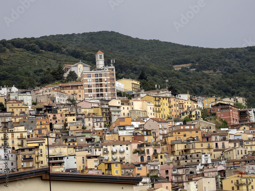 Lanusei interesting city in mountains, Sardinia, Italy