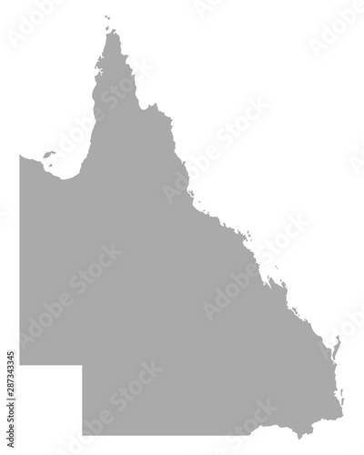 Karte von Queensland