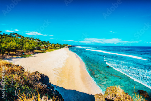 Boucan Canot Beach at Reunion Island - Touristic site