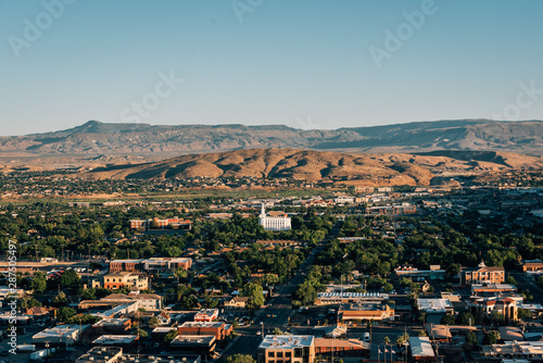 View from Pioneer Park, in St. George, Utah