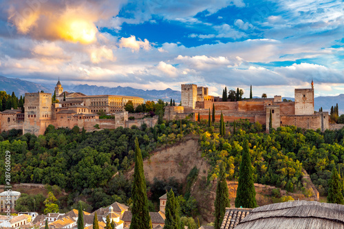 Granada. The fortress and palace complex Alhambra.