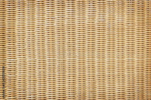 Rattan or wicker weave texture background