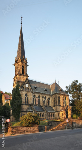 Evangelic church in Decin. Czech Republic