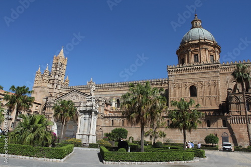 Palermo, Italy - June 29, 2016: The cathedral of Palermo