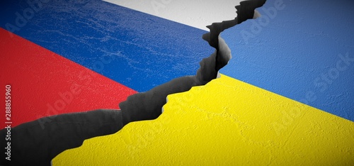 Fractured nations. Russia and Ukraine.