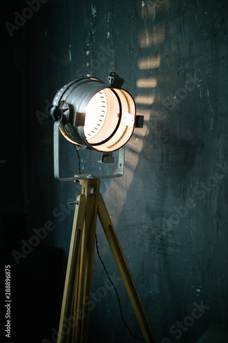 Retro light modifier in room interior