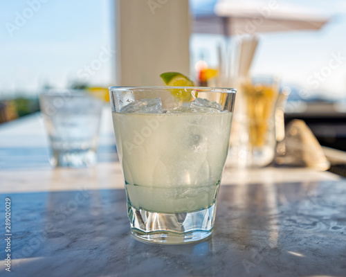 Summer drink on the rooftop 