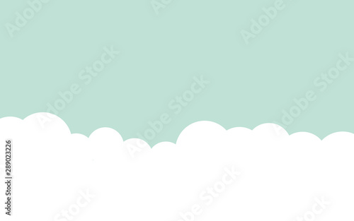Clouds background sky vector illustration