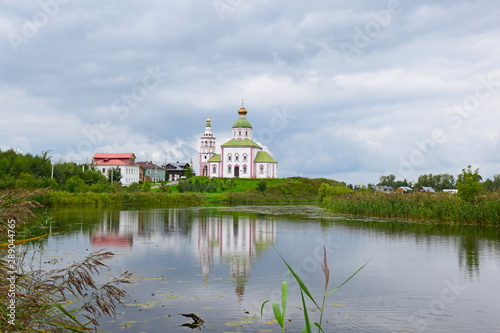 The Church of Elijah the Prophet on Ivanova hill was built in 1744 by order of Metropolitan Hilarion of Suzdal. Suzdal, Russia, August 2019.