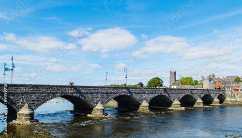 Panorama Shannong Bridge Limerick Brücke