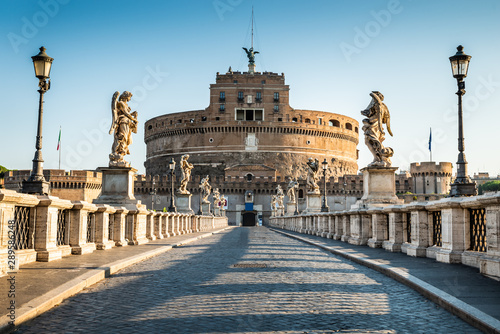 Castel Sant'Angelo At Sunrise