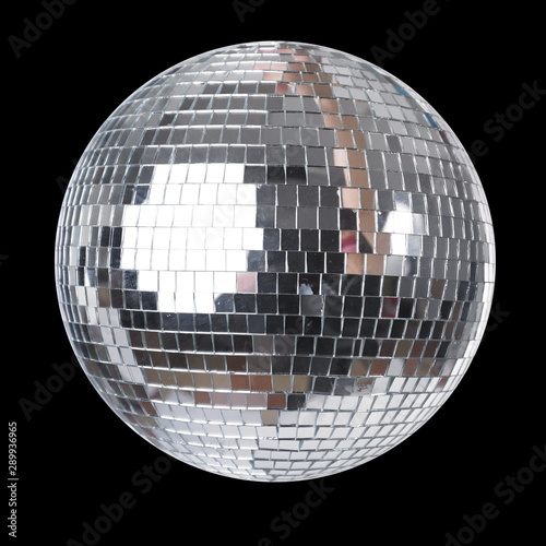 Disco Ball isolated on black background