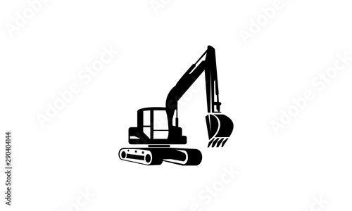 Excavator vector