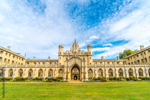 Beautiful Architecture St. John's College in Cambridge