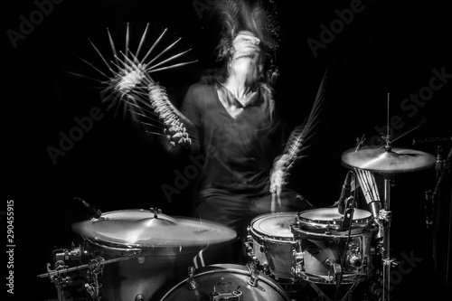 drummer in action