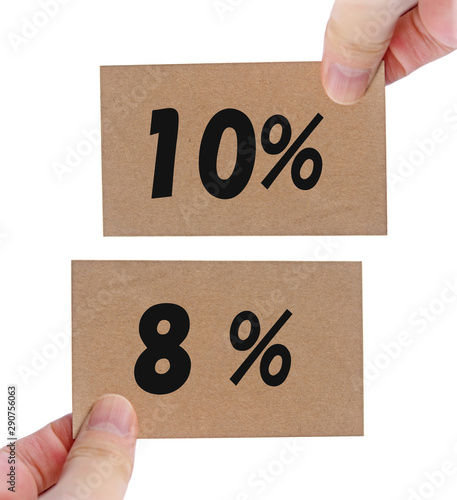 10％ 8％