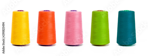 Set of sewing threads beautiful color