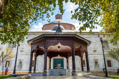 Bursa Yesil Cami Mosque exterior view. Turkey