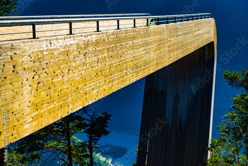 Fjord at Stegastein viewpoint Norway