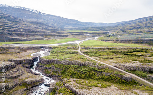 Dolina pośród gór, Islandia
