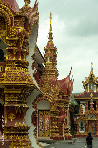 Architecture of Wat Saen Muang Ma Luang, Chiang Mai, Thailand