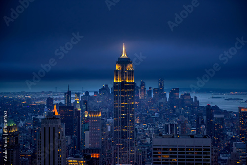 Newyork city at night, New York, United Staes of America