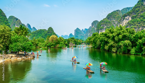 The Beautiful Landscape Scenery of Guilin, Guangxi