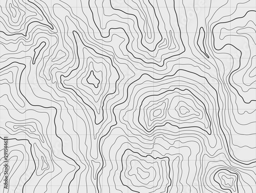 Topographic Map Vector Background