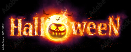 Halloween in Flammen