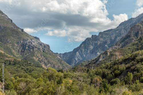 Scenic view on the mountains at Uintah National Forest, Utah