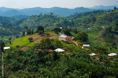 A single church an a hill in Uganda