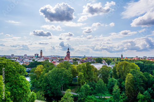 Old town Berlin Spandau panoramic view