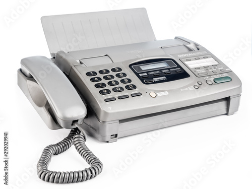 Old office fax machine