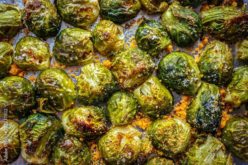 Oven roasted brussels sprouts