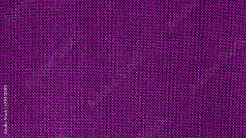 Blank purple woven fabric background. Textile material texture. Closeup. 