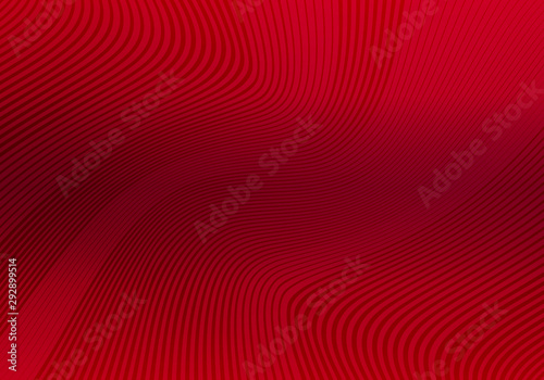 Abstract Red Background with Stripes. Vector Minimal Banner. Minimalist Geometric Texture with Gradient