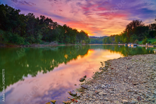 Sunset on the Kentucky River