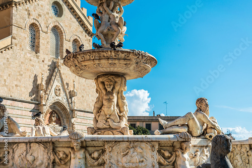 MESSINA, ITALY- January 20, 2019: Messina Cathedral is a Roman Catholic cathedral located in Messina, Italy