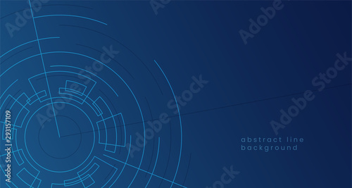 Digital vortex illustration for cyberspace portal gate concept vector background. Abstract modern geometric circle connection line design