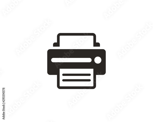 Printer icon symbol vector