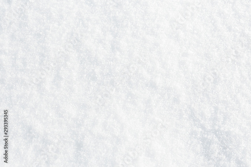 Natural snow texture background, closeup top view