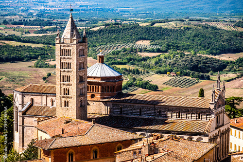 old town of massa marittima in italy