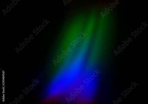Dark Multicolor, Rainbow vector background with abstract lines. Brand new colored illustration in marble style with gradient. New composition for your brand book.