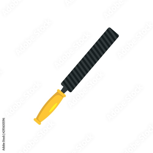 Rasp file icon. Flat illustration of rasp file vector icon for web design