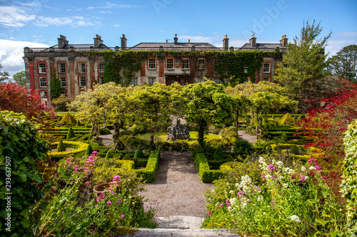 The garden of Bantry House, Ancient Mansion in Co. Cork, Ireland