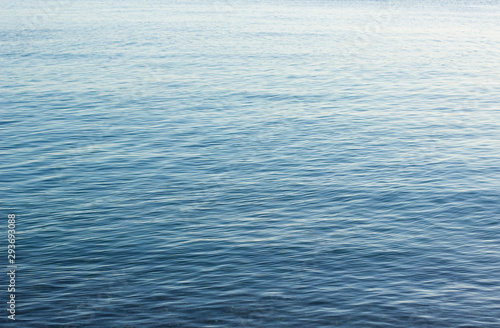 lake blue water smooth surface simple nature background 