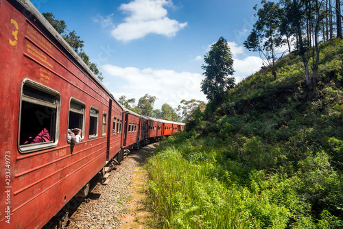 Scenic train ride from Kandy to Ella, Badulla District, Uva Province, Sri Lanka