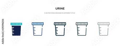 urine icon in different style vector illustration. two colored and black urine vector icons designed in filled, outline, line and stroke style can be used for web, mobile, ui
