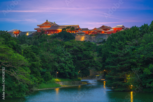 Shuri castle, a Ryukyuan gusuku in Shuri, Okinawa